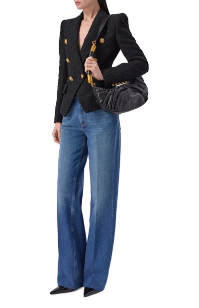 Сумка ébène BALMAIN черного цвета по цене 236500 руб., арт. GN0BT048/LPGN, фото 3 Сумка ébène BALMAIN, арт. GN0BT048/LPGN, фото 3
