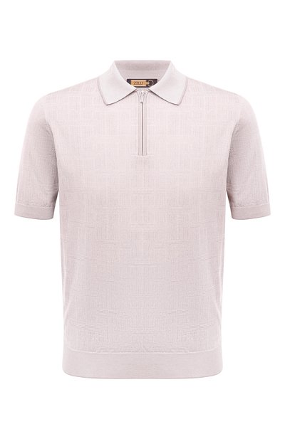 Мужская поло из хлопка и шелка ZILLI, арт. MBZ-PZ112-REGI1/MC01