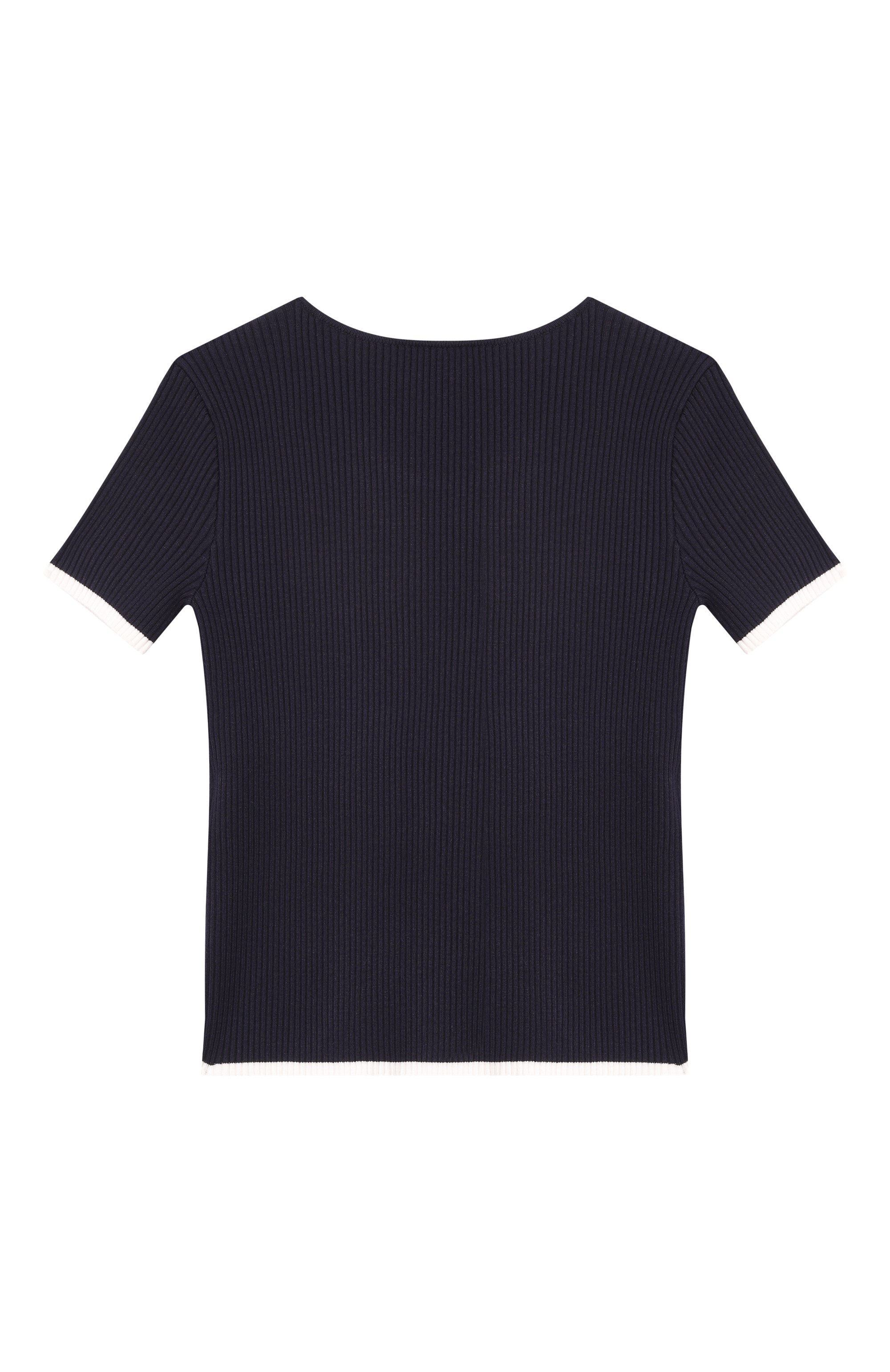 Комплект из футболки и юбки EMPORIO ARMANI темно-синего цвета по цене 31750 руб., арт. EG000767/AF22788, фото 3 Комплект из футболки и юбки EMPORIO ARMANI, арт. EG000767/AF22788, фото 3