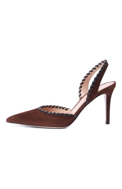 Замшевые туфли zaira 85 GIANVITO ROSSI, арт. G95636.85RIC.XCNBRMK, фото 4