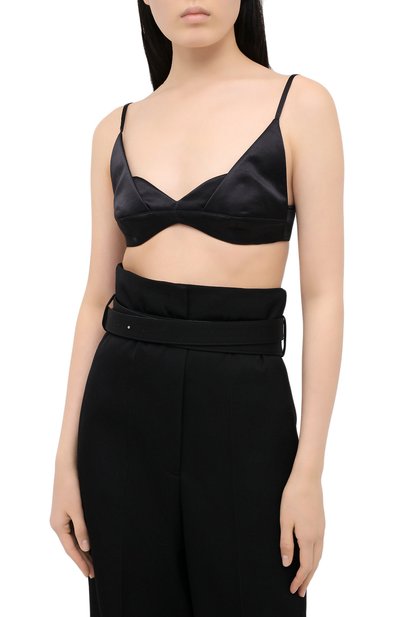 Топ JIL SANDER черного цвета по цене 30800 руб., арт. JSPR590310-WR441600, фото 3 Топ JIL SANDER, арт. JSPR590310-WR441600, фото 3