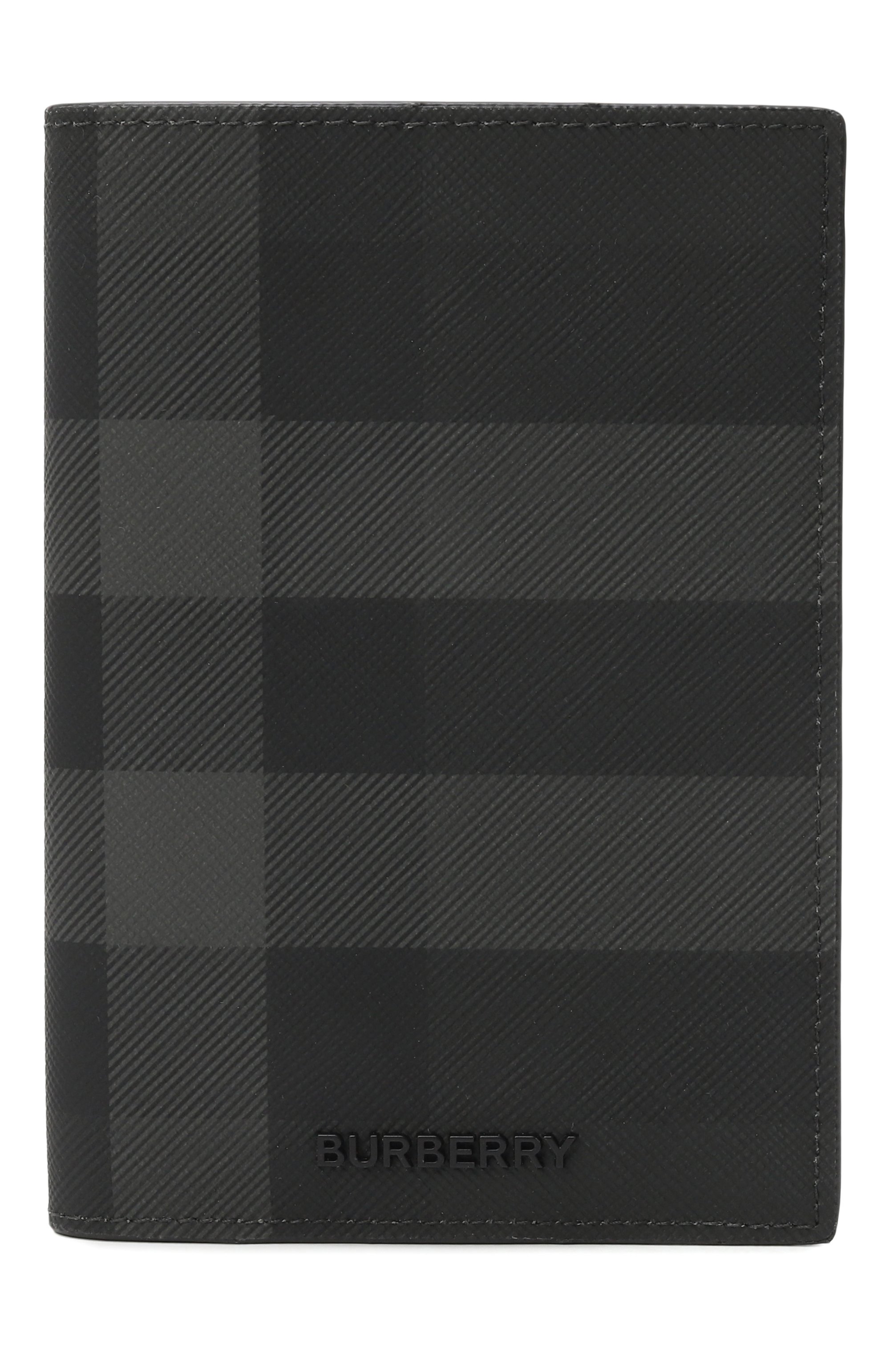 Обложка для паспорта BURBERRY темно-серого цвета по цене 44650 руб., арт. 8073278, фото 1 Обложка для паспорта BURBERRY, арт. 8073278, фото 1