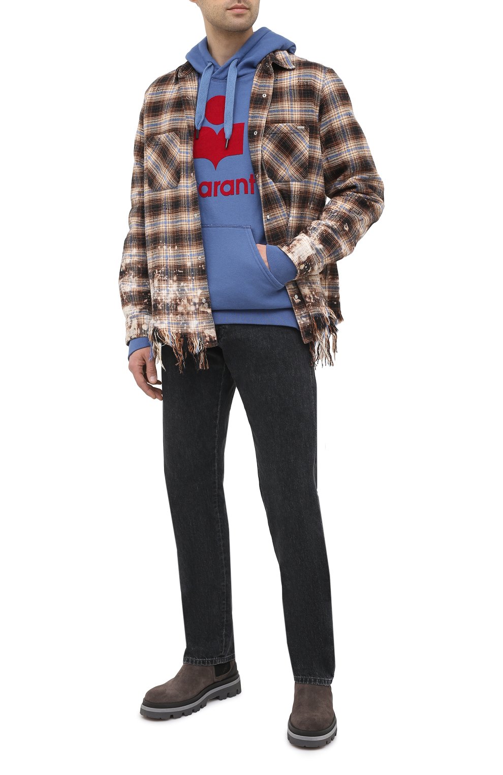 Хлопковое худи ISABEL MARANT, арт. SW0055-20A033H/MILEY, фото 2