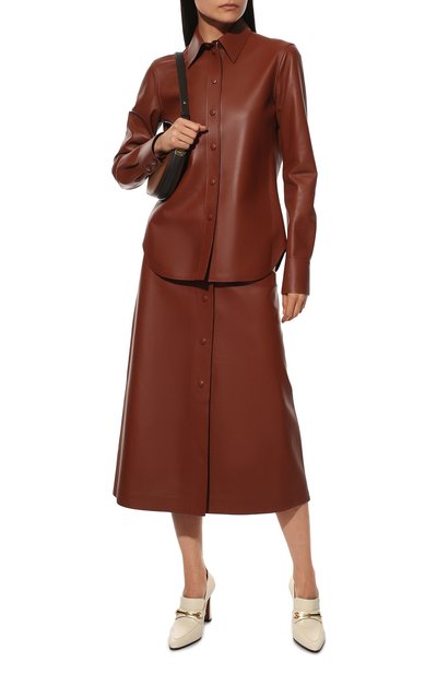 Кожаная юбка CHLOÉ, арт. CHC22SCJ12208, фото 2