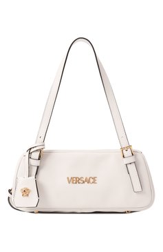Женская сумка versace tag VERSACE белого цвета, арт. 1015792/1A13171 | Фото 7 (Размер: medium; Драгоценные камни: Проставлено; Материал: Натуральная кожа; Материал сплава: Проставлено)