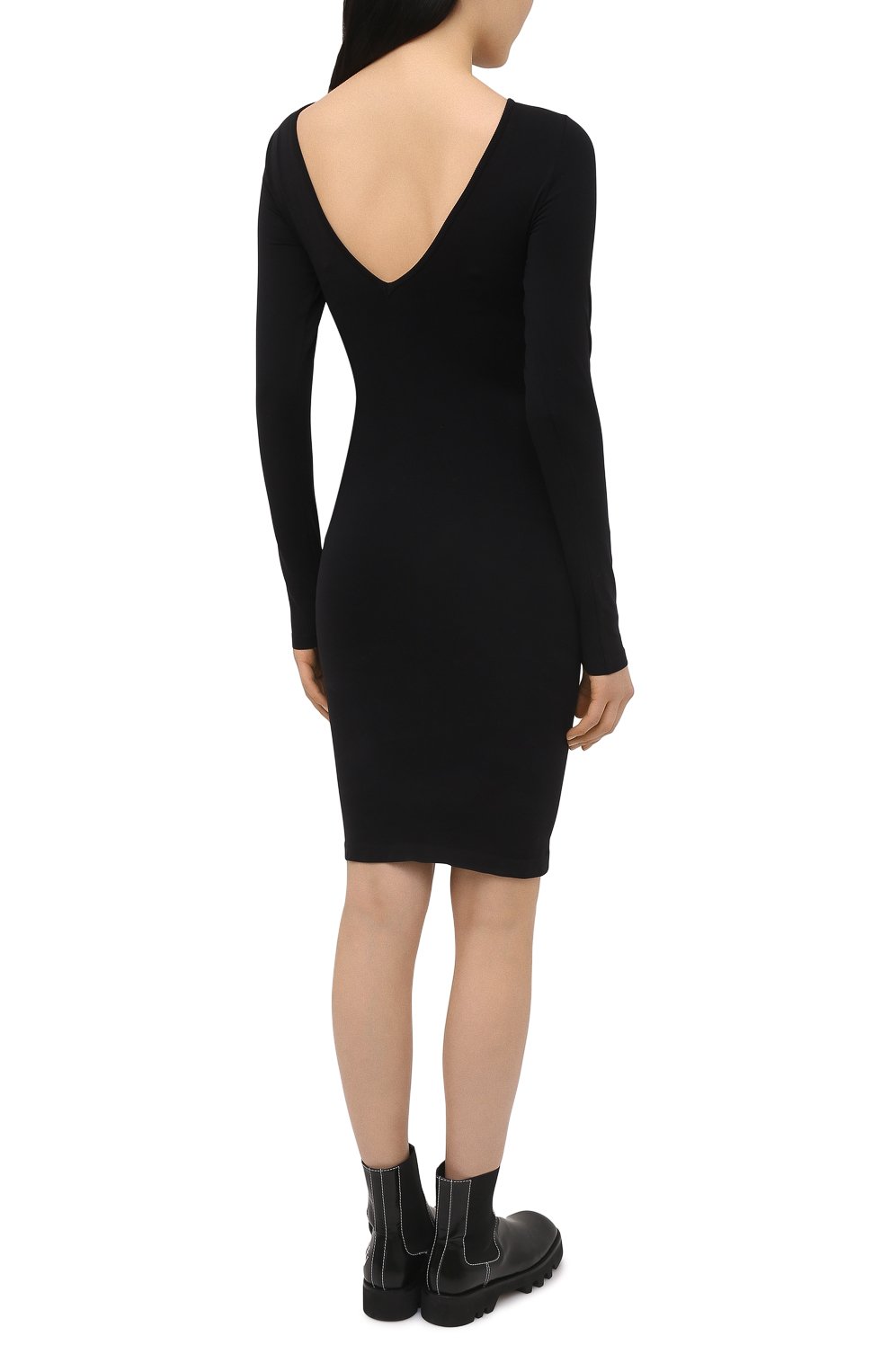 Платье HELMUT LANG черного цвета по цене 22050 руб., арт. K10HW601, фото 4 Платье HELMUT LANG, арт. K10HW601, фото 4