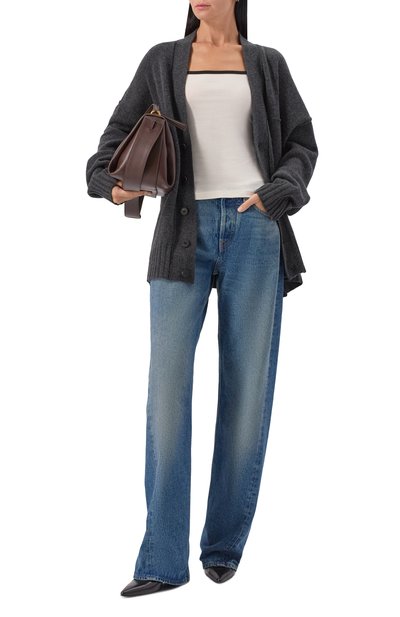 Хлопковый топ AYA MUSE молочного цвета по цене 19950 руб., арт. AMSS25146, фото 2 Хлопковый топ AYA MUSE, арт. AMSS25146, фото 2