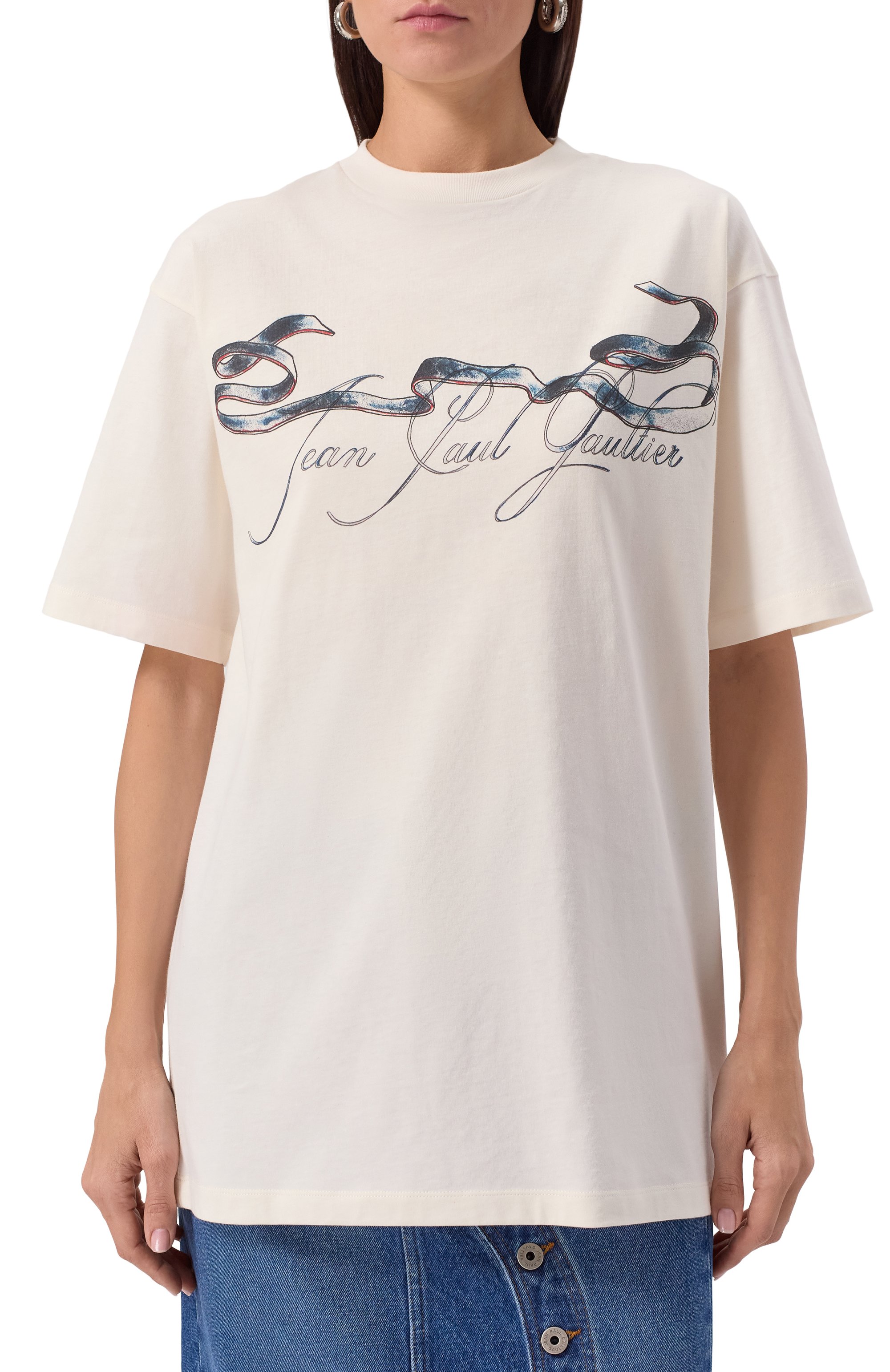 Хлопковая футболка JEAN PAUL GAULTIER, арт. 25/34-F-TS118I-J090, фото 3