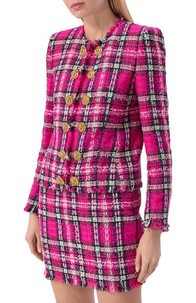 Жакет из хлопка и шерсти BALMAIN, арт. GF1SM509/CG42, фото 3