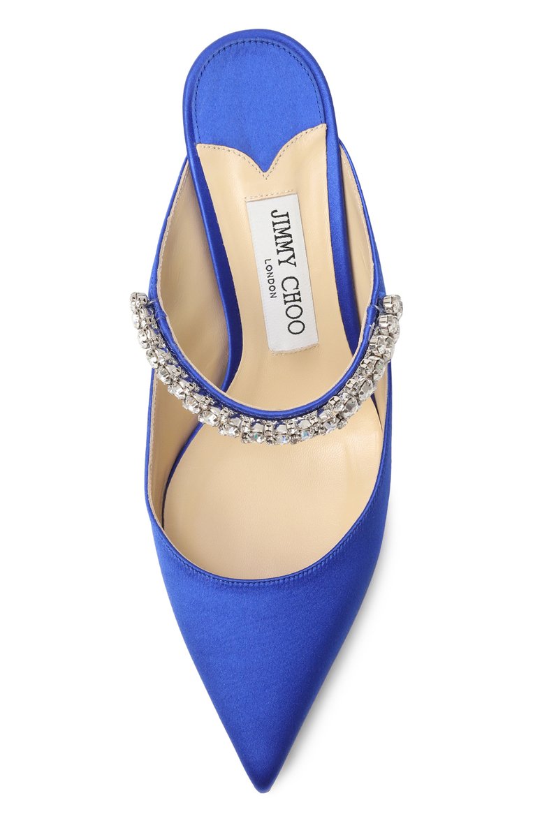 Текстильные мюли bing 65 JIMMY CHOO, арт. BING 65/SAT, фото 4