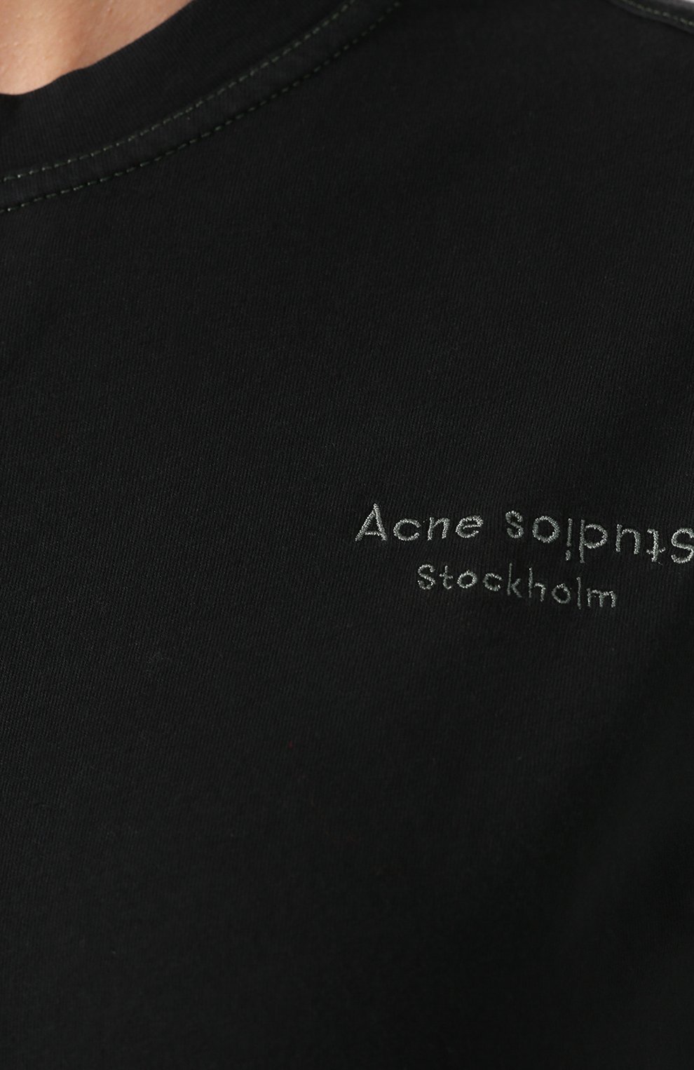 Хлопковый лонгслив ACNE STUDIOS, арт. AL0093, фото 5