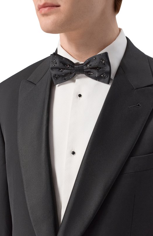 Шелковый галстук-бабочка Stefano Ricci HSCS/SW466 Чёрный  HSCS/SW466 Фото 2