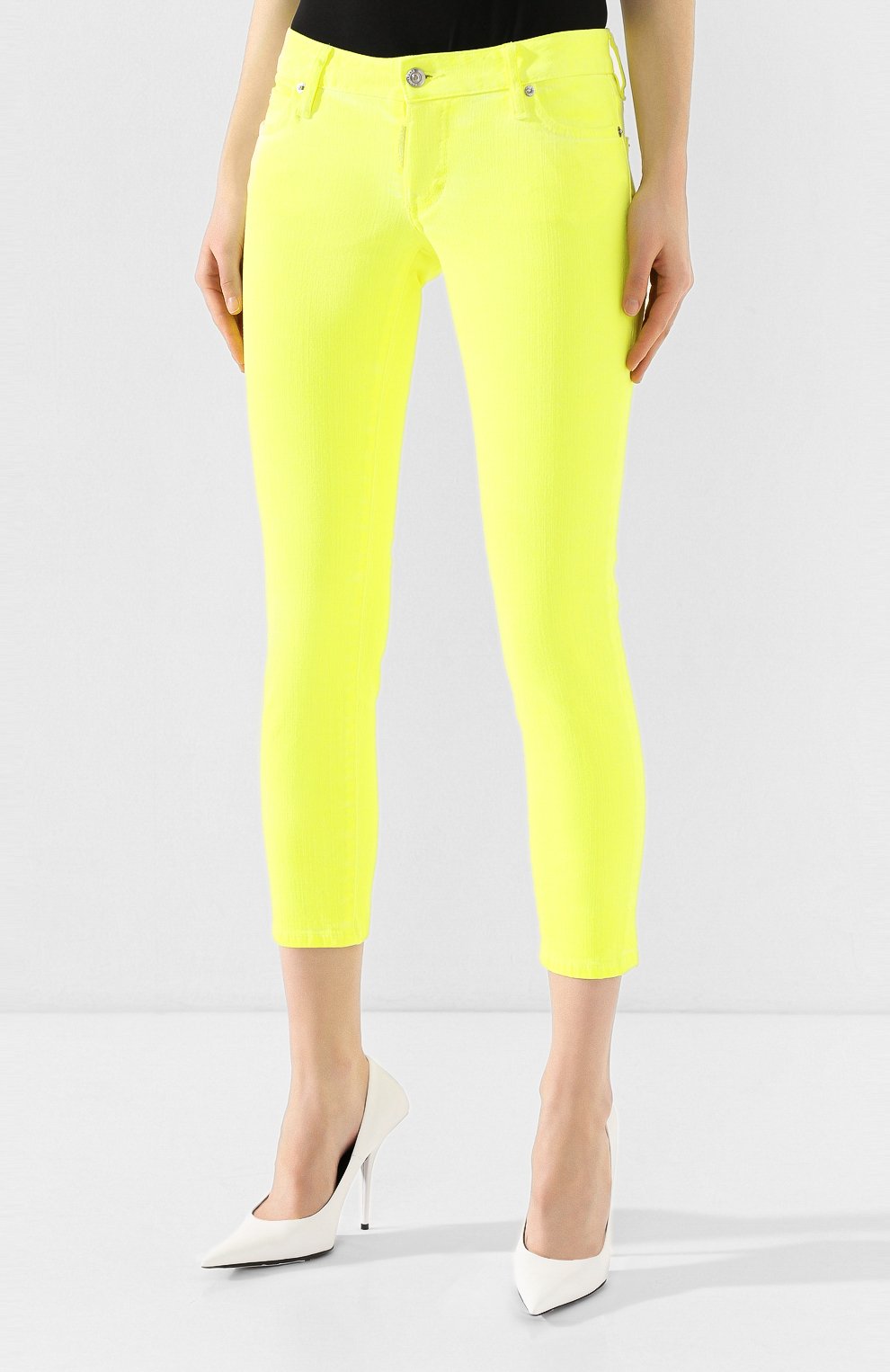 Джинсы DSQUARED2 желтого цвета по цене 37650 руб., арт. S72LB0275/S39781, фото 3 Джинсы DSQUARED2, арт. S72LB0275/S39781, фото 3