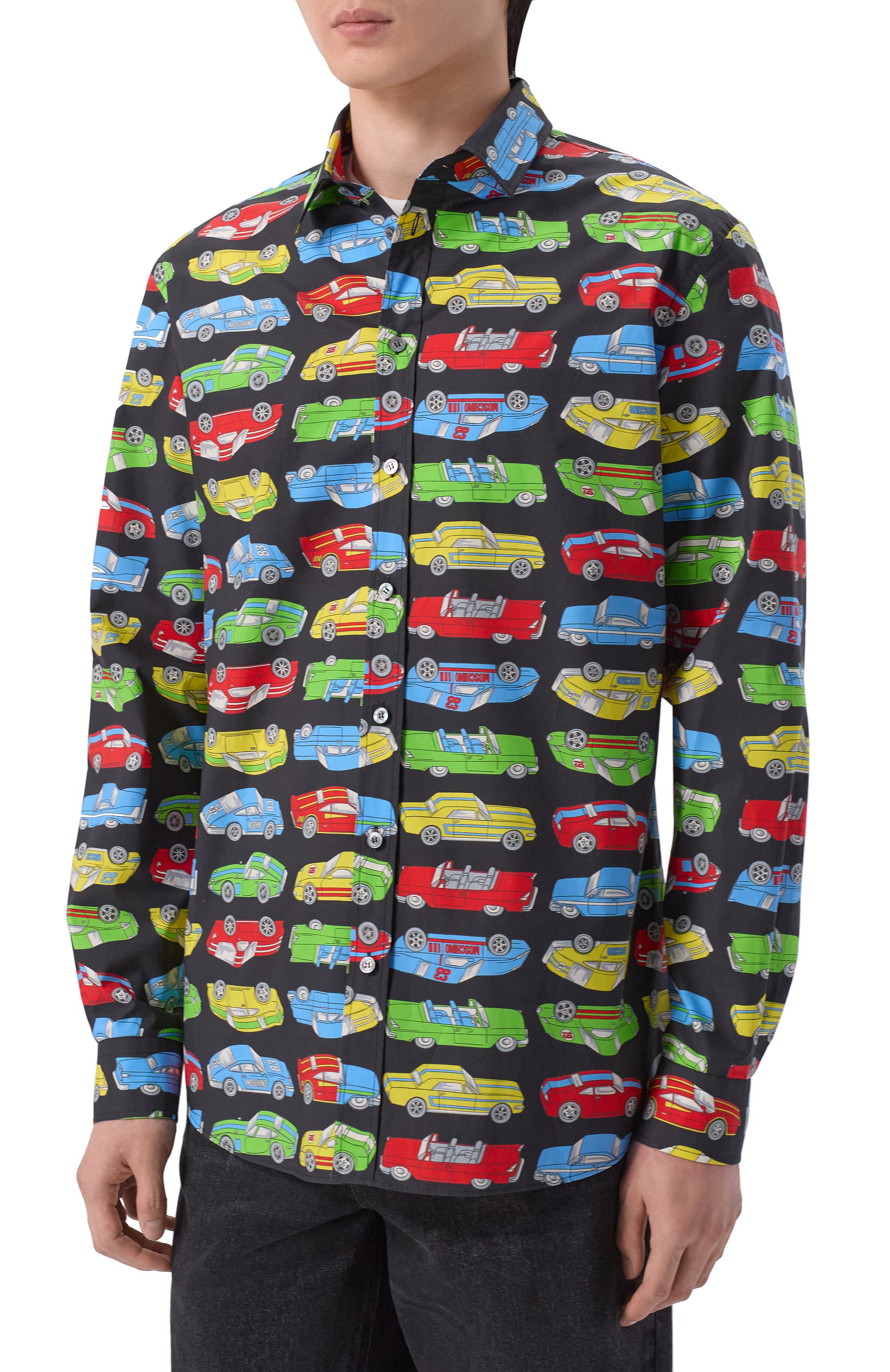 Хлопковая рубашка MOSCHINO, арт. A0232/0260, фото 3