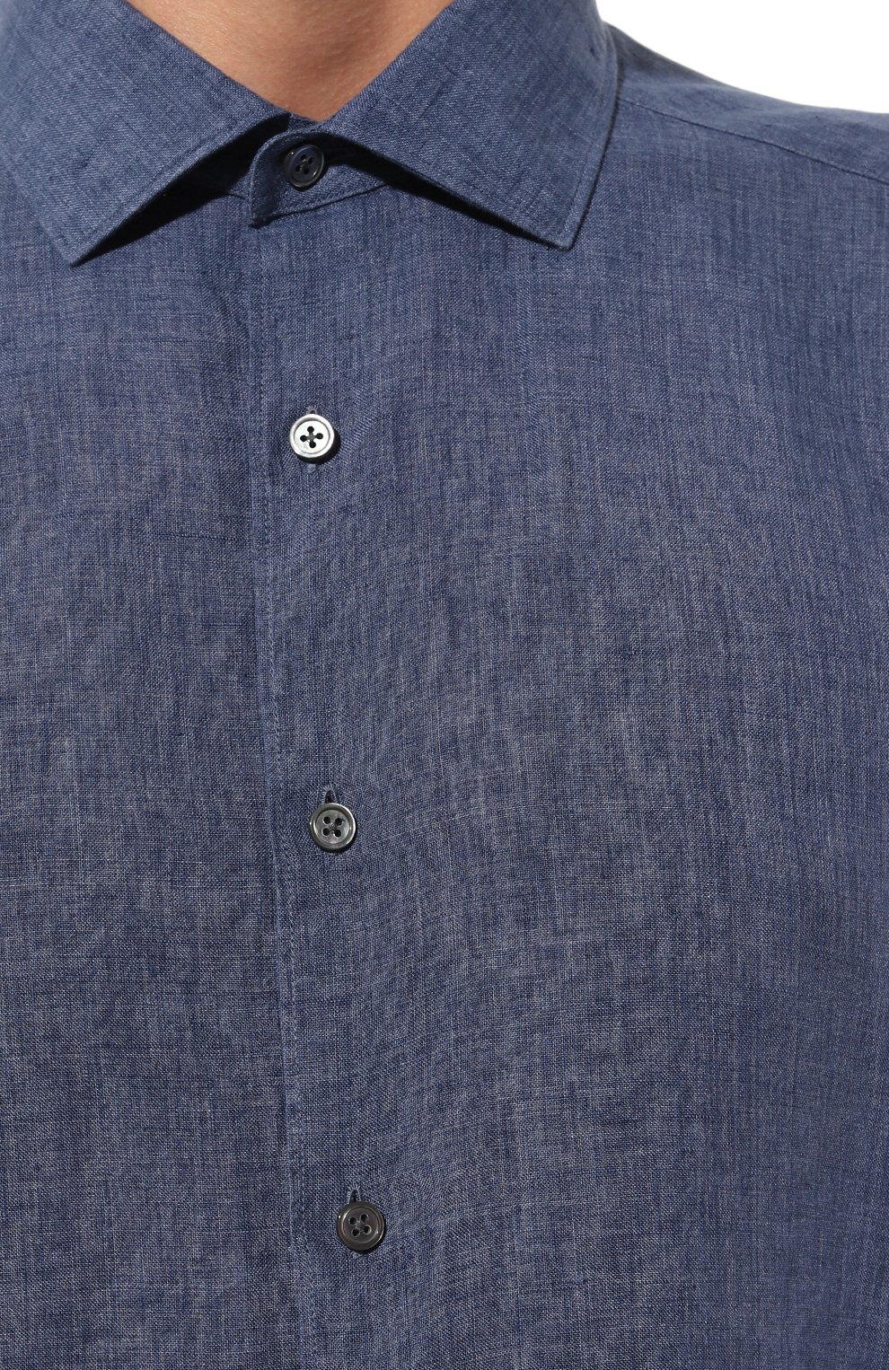 Льняная рубашка ZEGNA, арт. UDX38A7/SCF5, фото 5