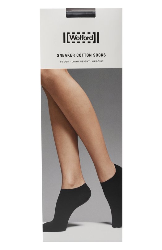 Хлопковые носки Wolford 45018 Чёрный 45018