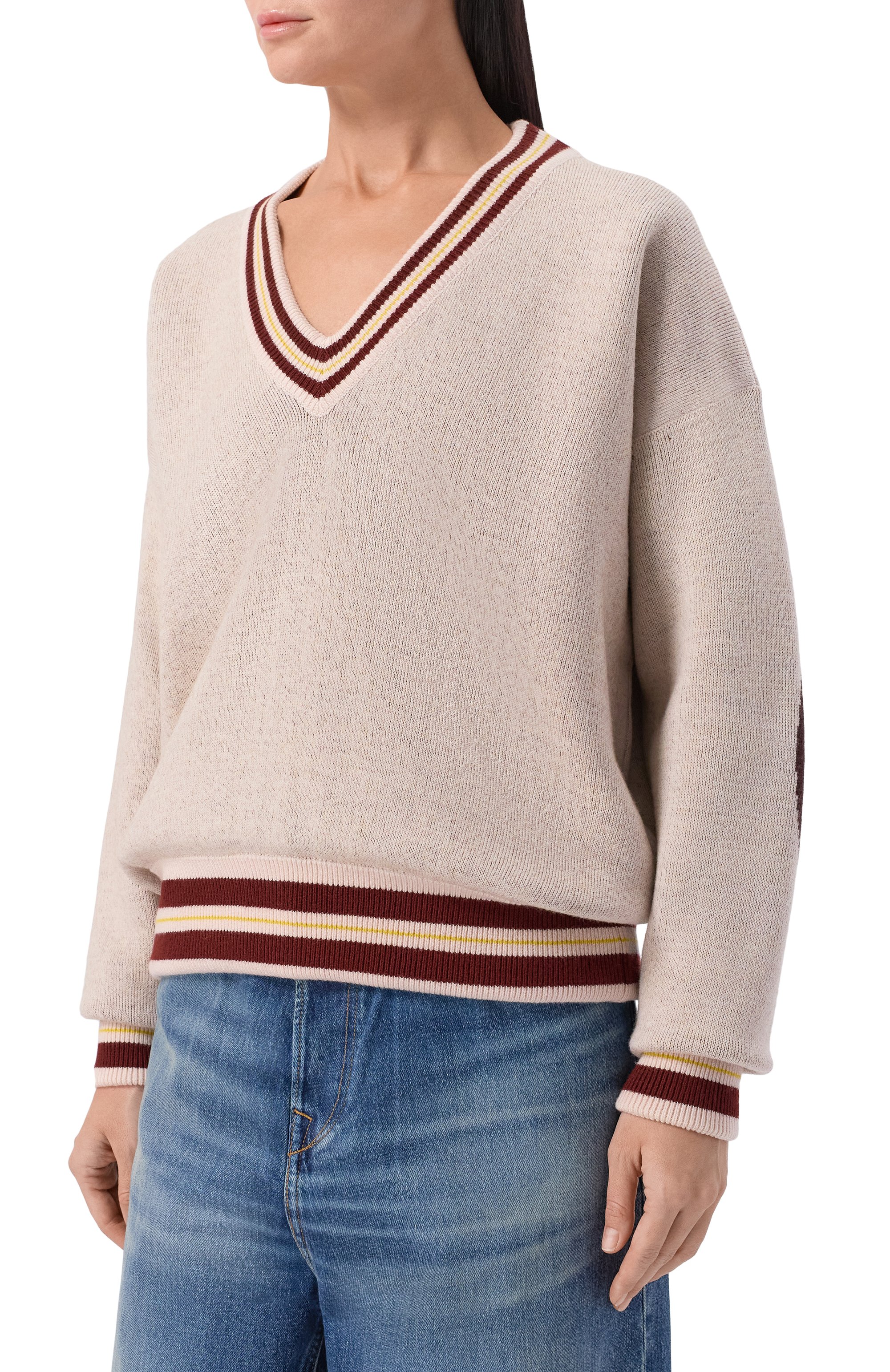 Шерстяной пуловер HALFBOY, арт. HF251WK010, фото 3