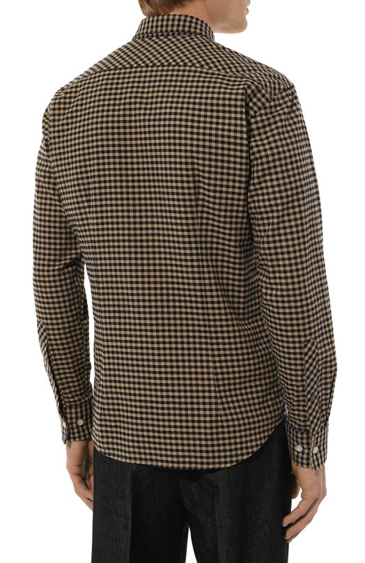 Хлопковая рубашка Bogner 58848612 Жёлтый  58848612 Фото 4