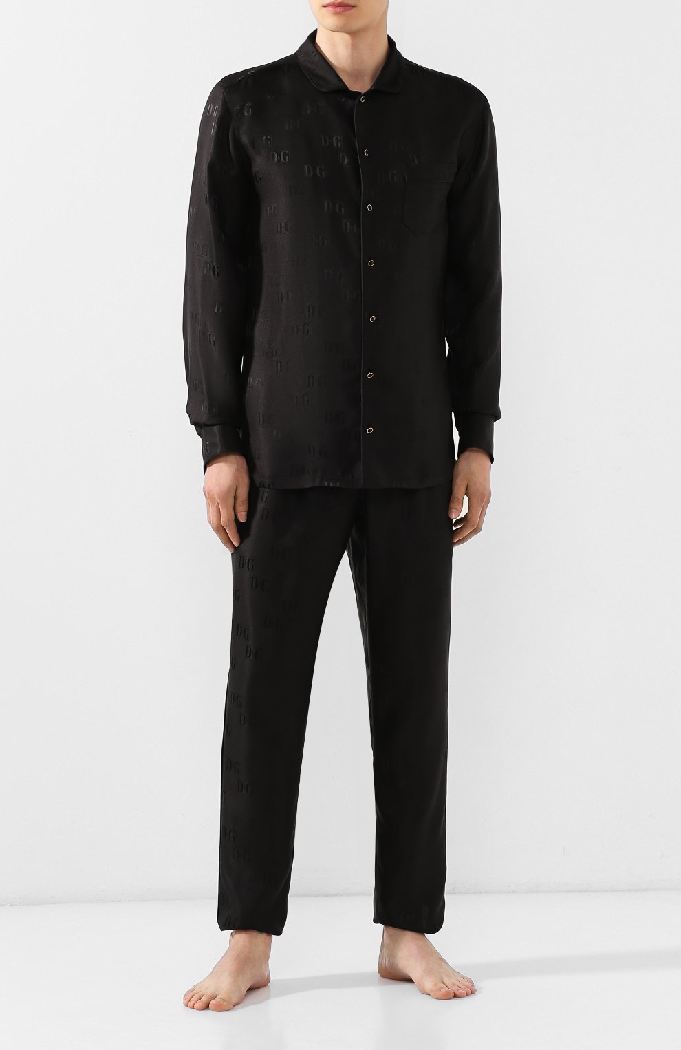 Шелковые брюки DOLCE & GABBANA, арт. GYB0HT/FJ1GM, фото 2