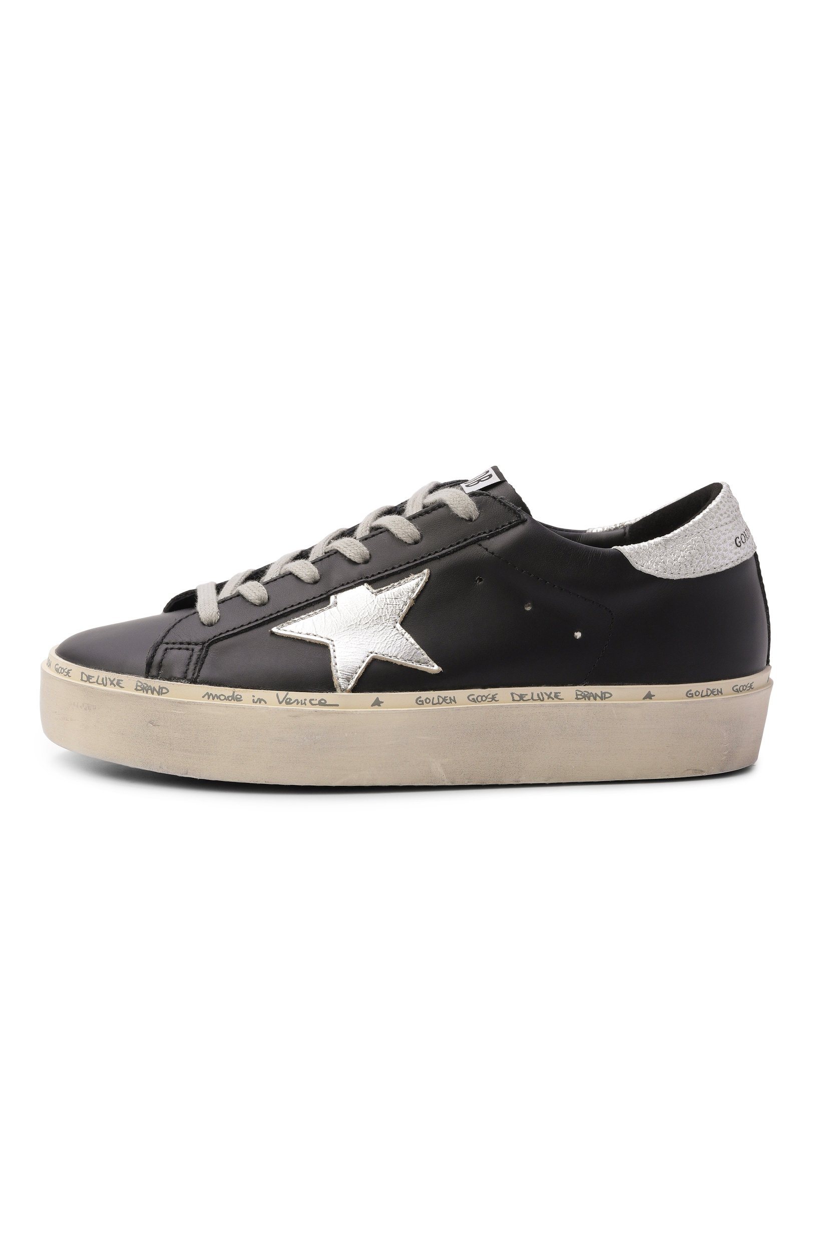 Кожаные кеды hi star GOLDEN GOOSE DELUXE BRAND, арт. GWF00118.F000328, фото 4
