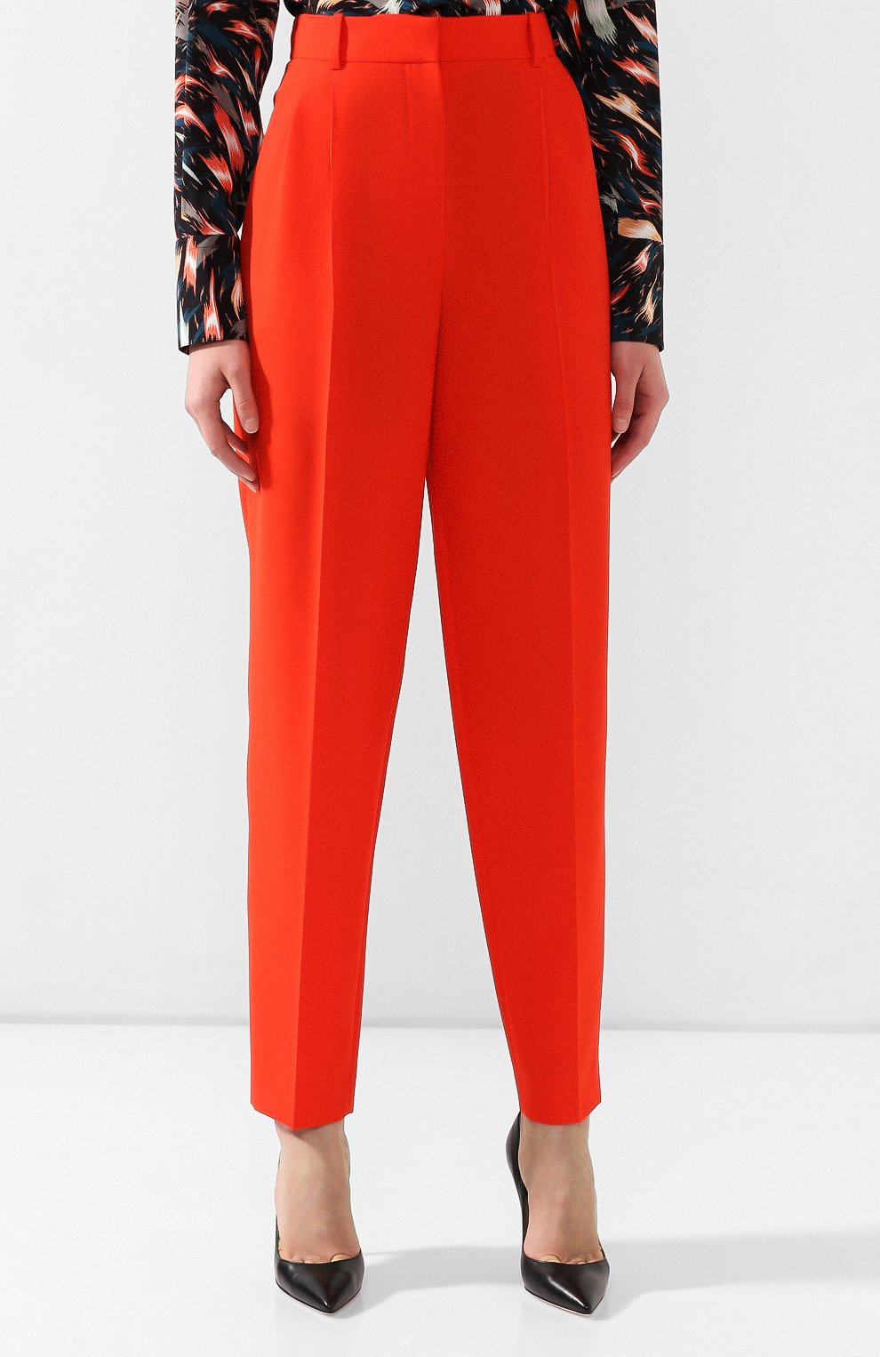 Шерстяные брюки GIVENCHY красного цвета по цене 89950 руб., арт. BW509P11F7, фото 3 Шерстяные брюки GIVENCHY, арт. BW509P11F7, фото 3