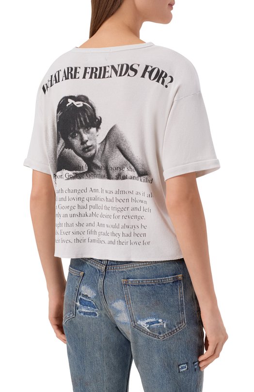 Хлопковая футболка Enfants Riches Deprimes 120-568/C0TT0N Кремовый  120-568/C0TT0N Фото 4