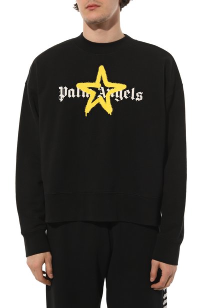 Хлопковый свитшот PALM ANGELS, арт. PMBA026C99FLE0081018, фото 3
