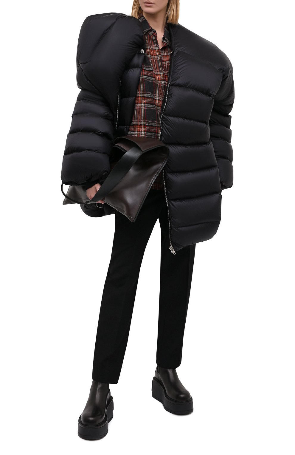 Пуховик moncler + rick owens RICK OWENS, арт. MU20F0002/C0594, фото 2
