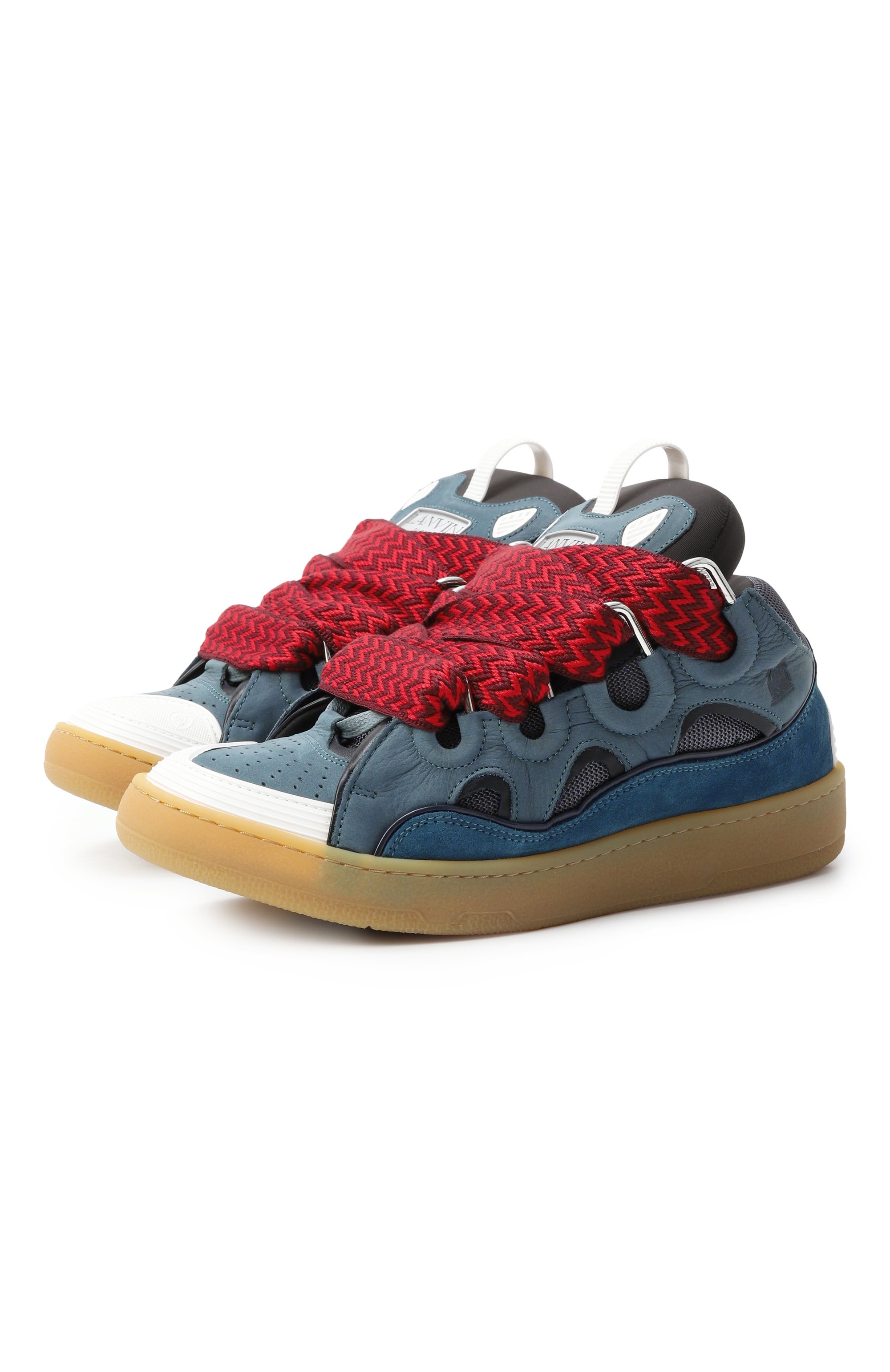 Комбинированные кеды curb LANVIN, арт. SKRK11/DRAG, фото 1