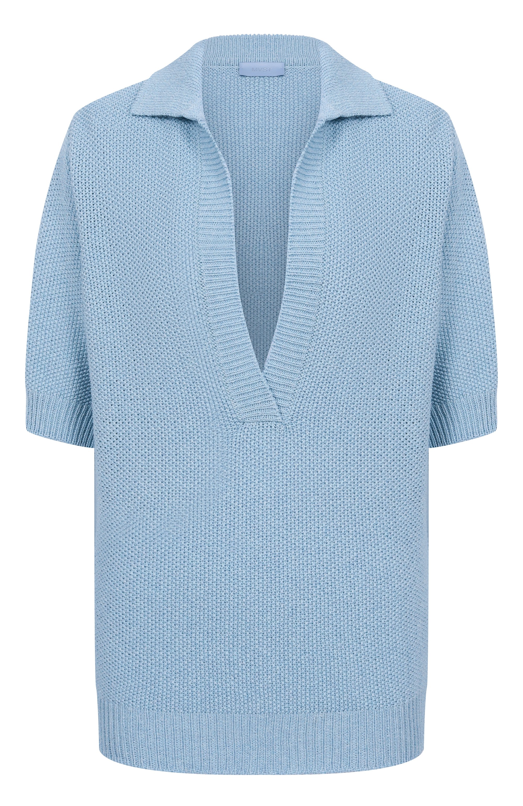 Поло из шелка и хлопка MVST, арт. WS61-259MU, фо�то 1