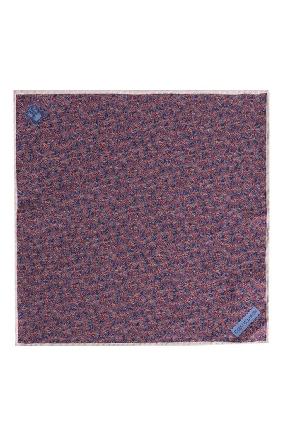 Шелковый платок CORNELIANI бордового цвета по цене 5175 руб., арт. 00UF44-0020490/00, фото 3 Шелковый платок CORNELIANI, арт. 00UF44-0020490/00, фото 3