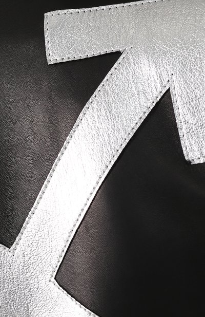 Кожаная куртка OFF-WHITE черного цвета по цене 239500 руб., арт. 0WJG002E197790831091, фото 5 Кожаная куртка OFF-WHITE, арт. 0WJG002E197790831091, фото 5