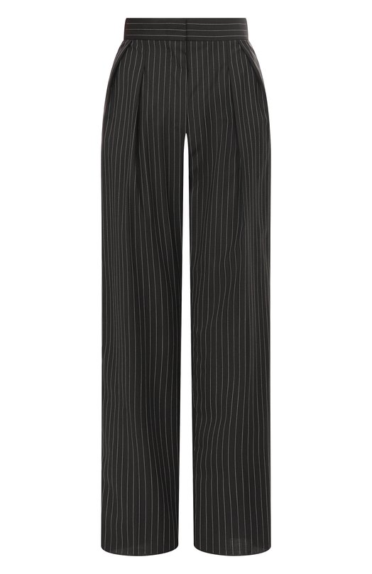 Шерстяные брюки Max Mara SESAM0 Чёрный SESAM0