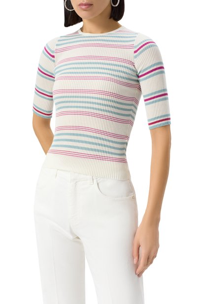 Пуловер из хлопка и шелка MRZ, арт. S25-0106, фото 3