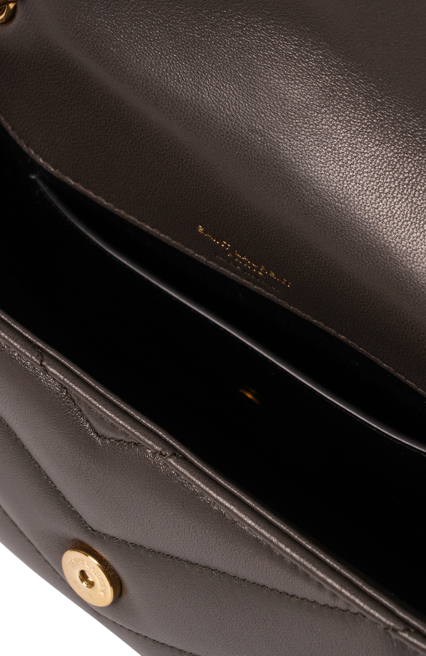 Сумка loulou SAINT LAURENT коричневого цвета по цене 254000 руб., арт. 821749/AAEAX, фото 5 Сумка loulou SAINT LAURENT, арт. 821749/AAEAX, фото 5