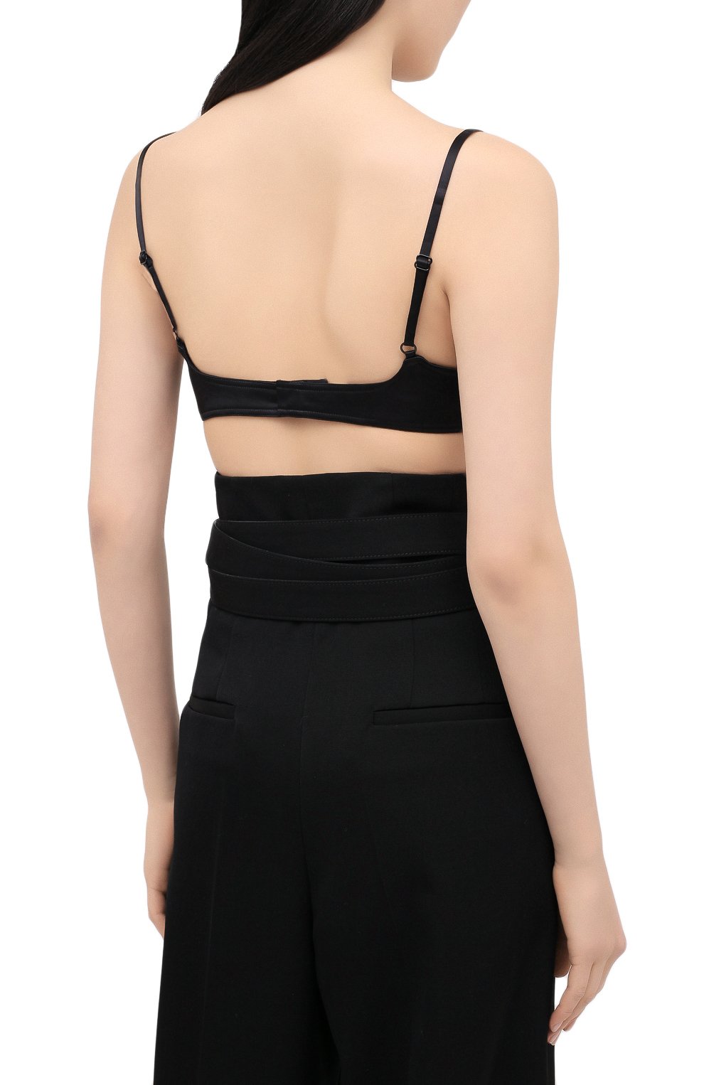 Топ JIL SANDER черного цвета по цене 30800 руб., арт. JSPR590310-WR441600, фото 4 Топ JIL SANDER, арт. JSPR590310-WR441600, фото 4