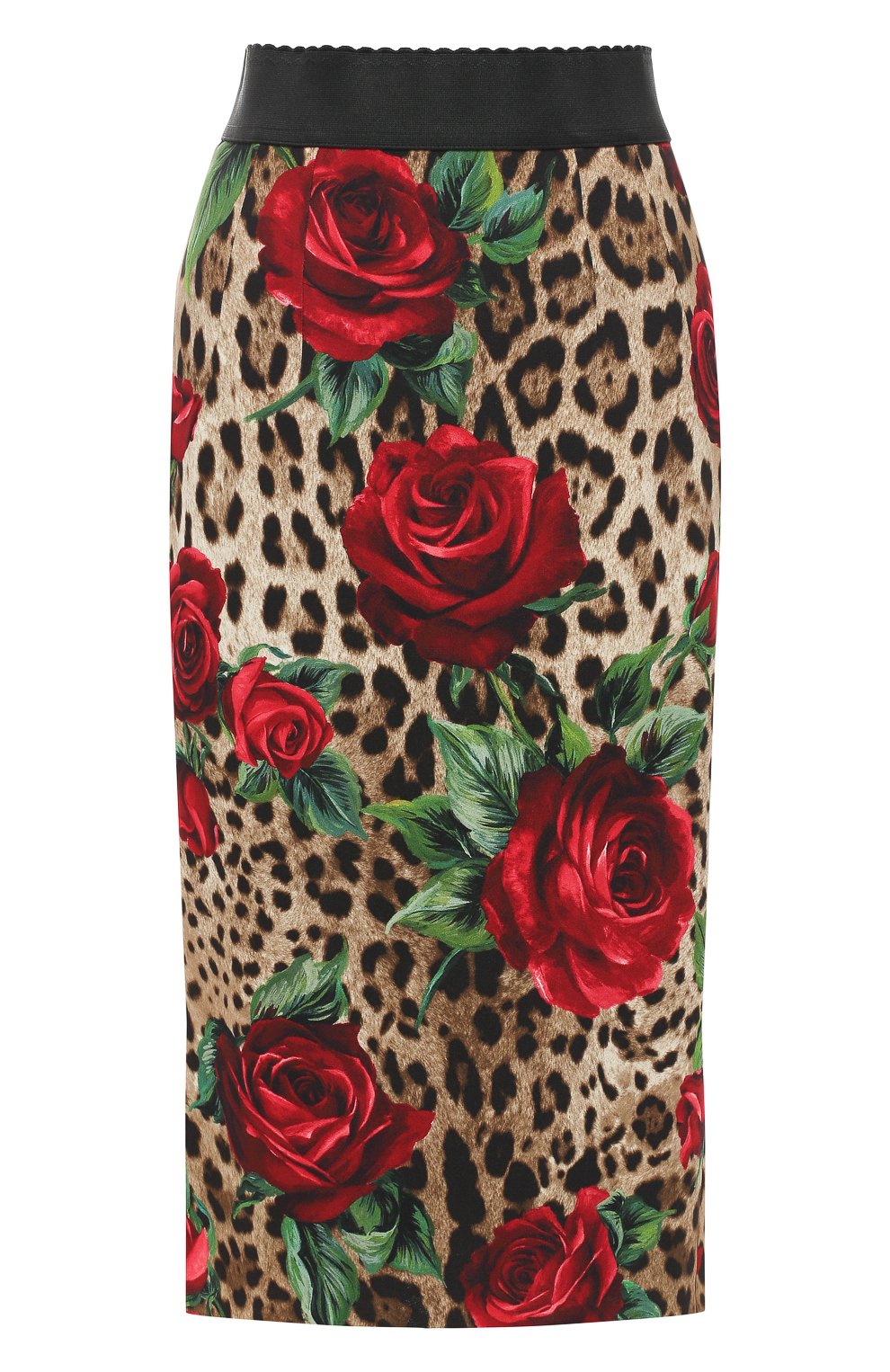 Юбка из вискозы DOLCE & GABBANA леопардового цвета по цене 95400 руб., арт. F4A1FT/FSRKK, фото 1 Юбка из вискозы DOLCE & GABBANA, арт. F4A1FT/FSRKK, фото 1