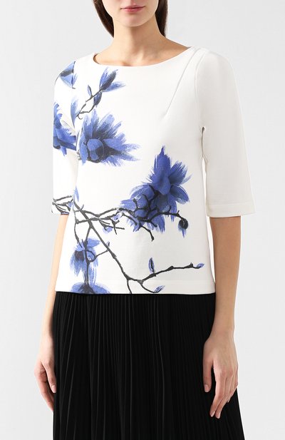 Хлопковый топ DRIES VAN NOTEN белого цвета по цене 43200 руб., арт. 191-11119-7618, фото 3 Хлопковый топ DRIES VAN NOTEN, арт. 191-11119-7618, фото 3