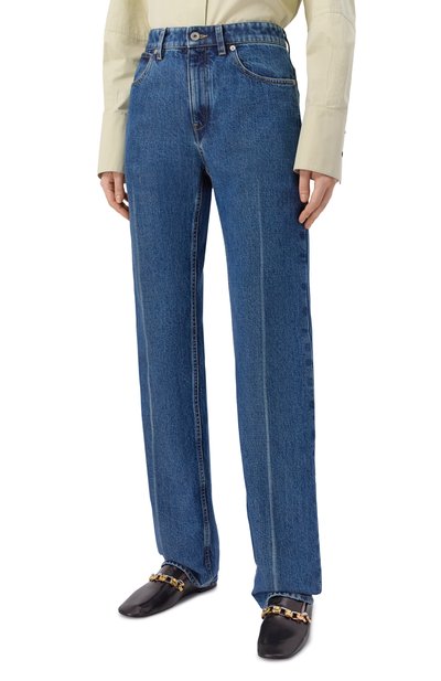 Джинсы JIL SANDER синего цвета по цене 141500 руб., арт. J02KA0354/J46463, фото 3 Джинсы JIL SANDER, арт. J02KA0354/J46463, фото 3