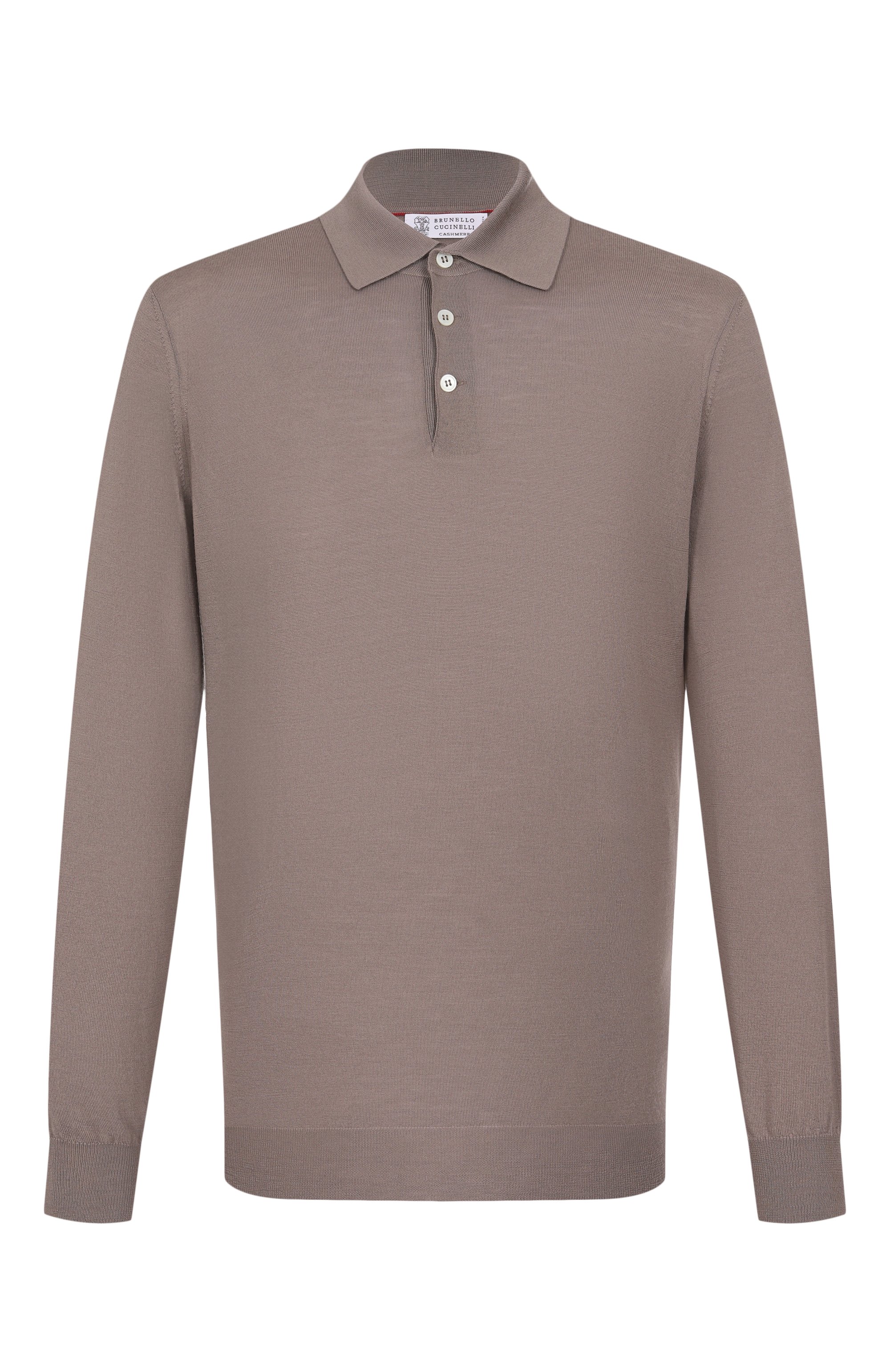 Поло из шерсти и кашемира BRUNELLO CUCINELLI, арт. M2400295, фото 1