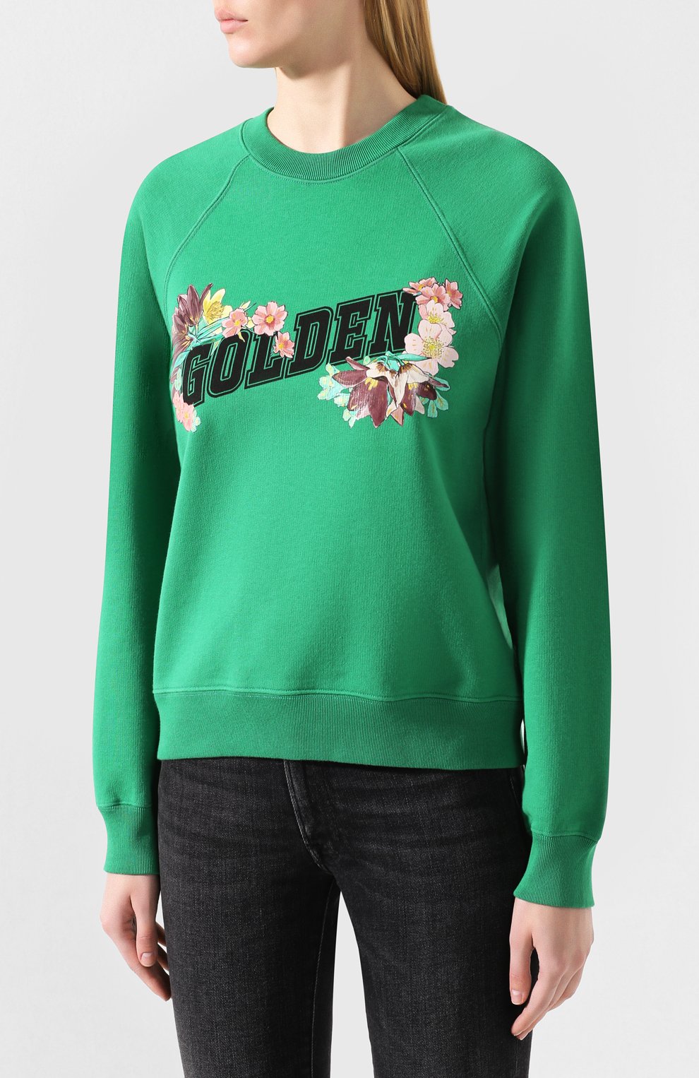 Хлопковый свитшот GOLDEN GOOSE DELUXE BRAND, арт. G35WP031.K9, фото 3