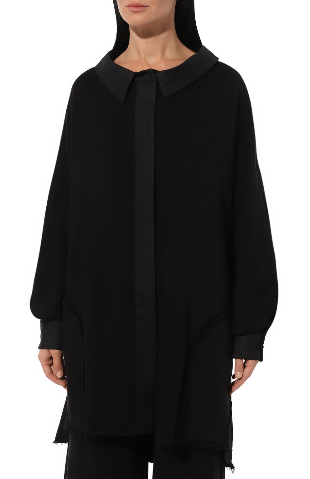 Рубашка из хлопка и льна MIDGARD PARIS, арт. FA1-SH1701-BK, фото 3