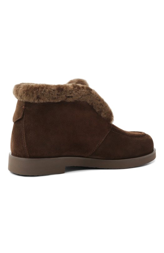 Замшевые ботинки 12 STOREEZ 134252 Коричневый  134252 Фото 5