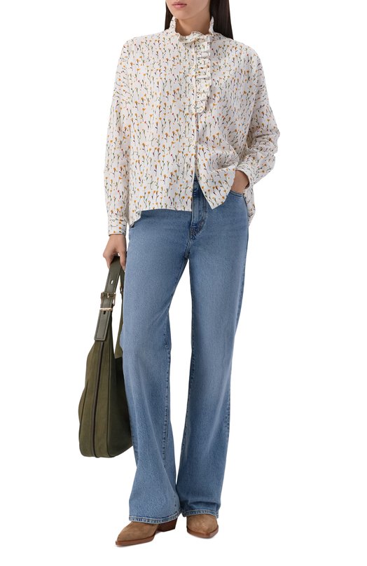 Хлопковая рубашка Academia GAIA/75DM5 Белый  GAIA/75DM5 Фото 2