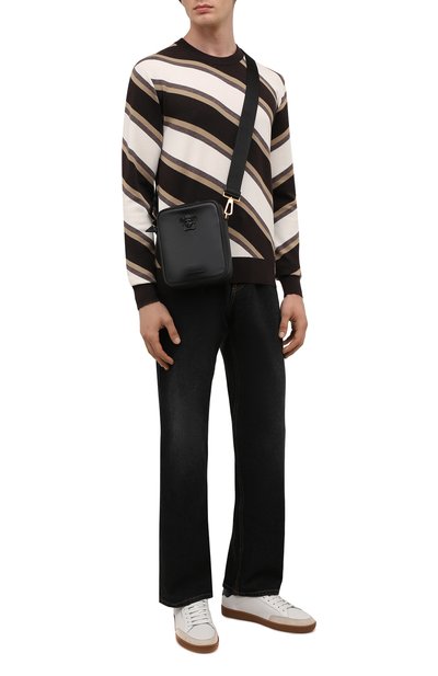 Кожаная сумка VERSACE, арт. 1000721/DVT8ME, фото 2