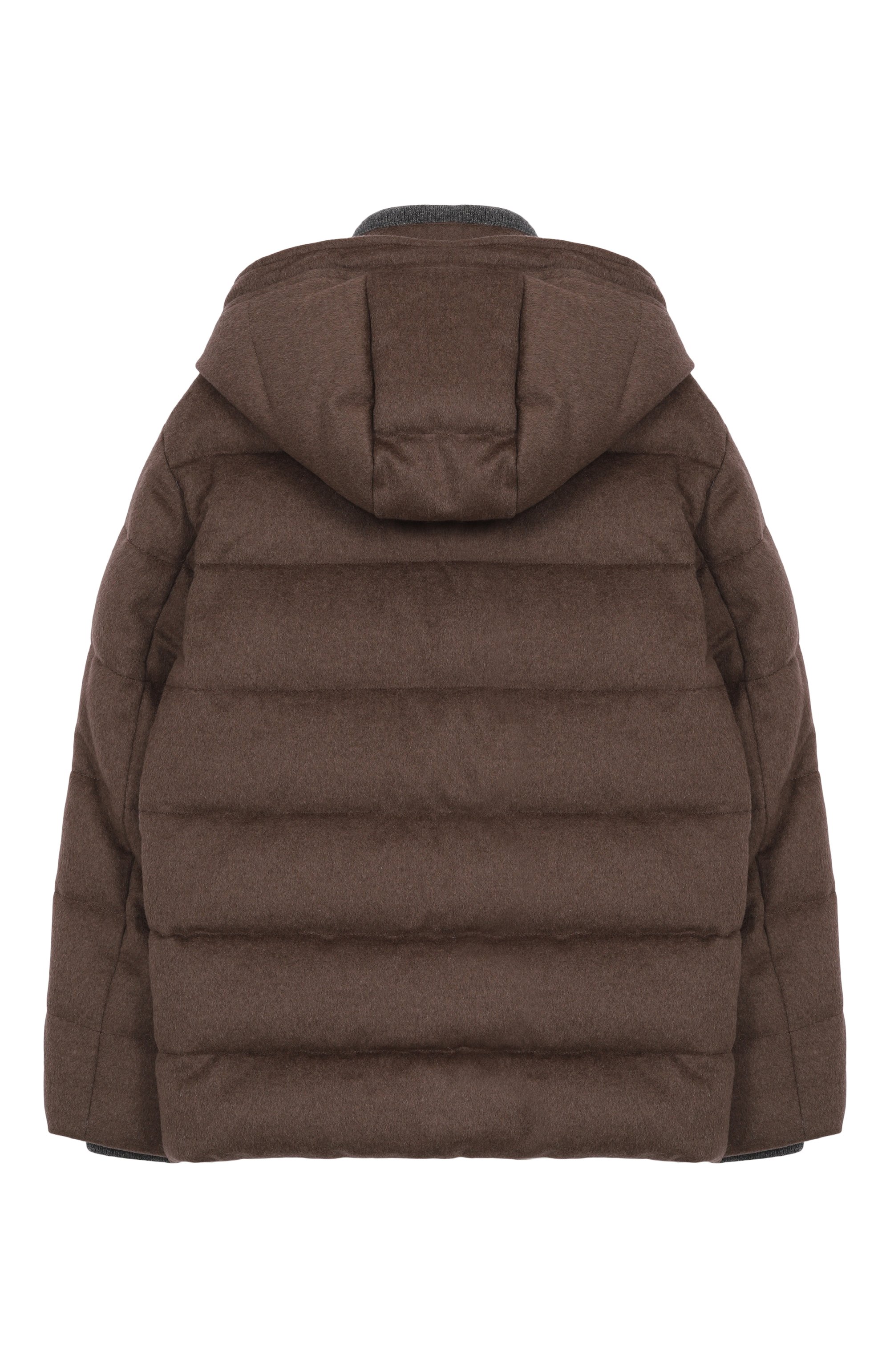 Пуховик из шерсти и кашемира MANZONI24, арт. 25UB777-WCASPX, фото 2