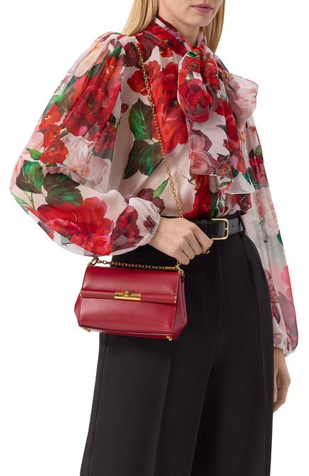 Женская сумка marlene mini DOLCE & GABBANA  цвета, арт. BB7766/A3G19 | Фото 2 (Автоматизация ТО: Проставлено; Автоматизация состава: Проставлено; Ремень/цепочка: На ремешке; Материал: Натуральная кожа; Размер: mini)