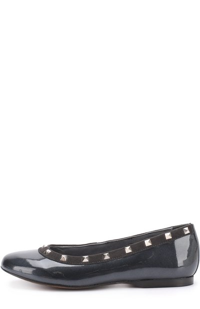 Лаковые балетки с заклепками DAVID CHARLES, арт. 8809, фото 2