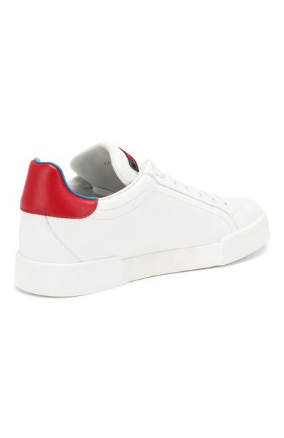 Кожаные кеды portofino DOLCE & GABBANA, арт. CK0150/AH008, фото 4