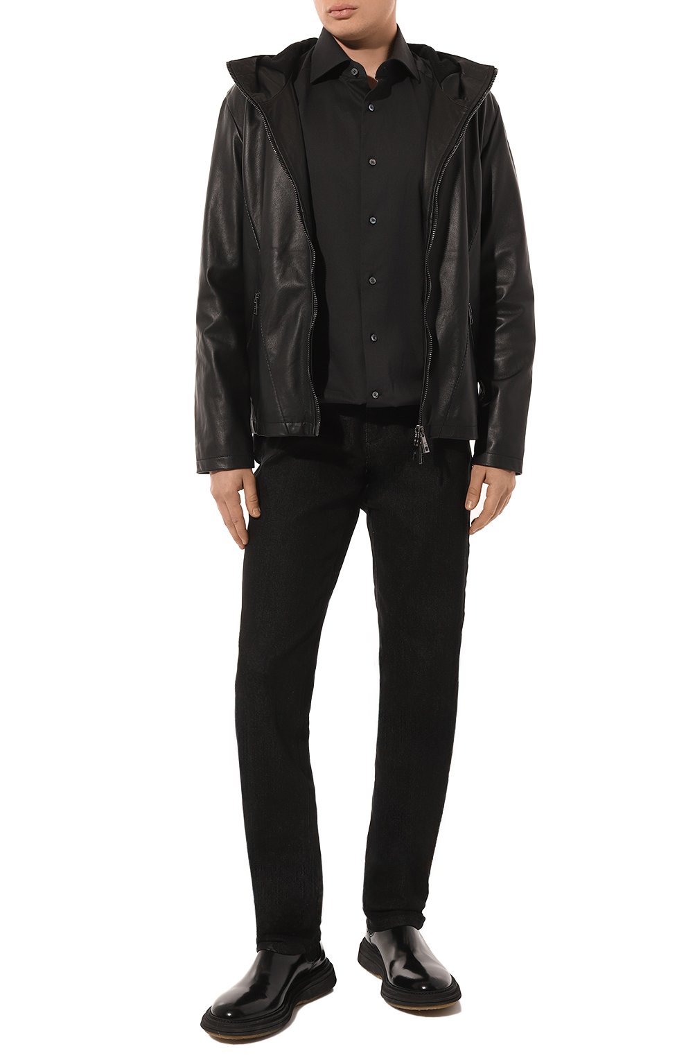 Хлопковая сорочка ZEGNA, арт. 601347A6/9MS0BA, фото 2